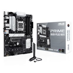 ASUS PRIME B650-PLUS WIFI ATX Motherboard - AM5, DDR5, PCIe 5.0, Wi-Fi 6E ASUS PRIME B650-PLUS WIFI ATX Motherboard - AM5, DDR5, PCIe 5.0, Wi-Fi 6E